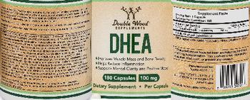 Double Wood Supplements DHEA 100 mg - supplement