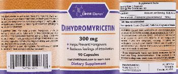 Double Wood Supplements Dihydromyricetin - supplement