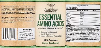 Double Wood Supplements Essential Amino Acids - supplement