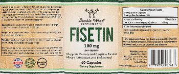 Double Wood Supplements Fisetin 100 mg - supplement