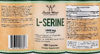 Double Wood Supplements L-Serine 2000 mg - supplement