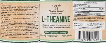 Double Wood Supplements L-Theanine 200 mg - supplement