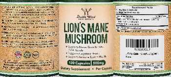 Double Wood Supplements Lion's Mane Mushroom 500 mg - supplement