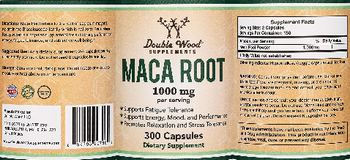 Double Wood Supplements Maca Root 1000 mg - supplement