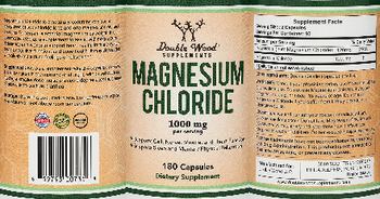 Double Wood Supplements Magnesium Chloride 1000 mg - supplement