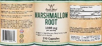Double Wood Supplements Marshmallow Root 1000 mg - supplement
