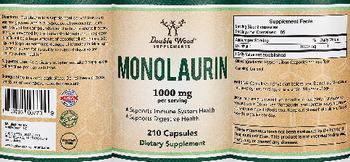 Double Wood Supplements Monolaurin 1000 mg - supplement