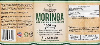 Double Wood Supplements Moringa 1000 mg - supplement