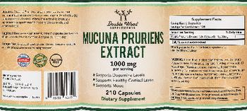 Double Wood Supplements Mucuna Pruriens Extract 1000 mg - supplement