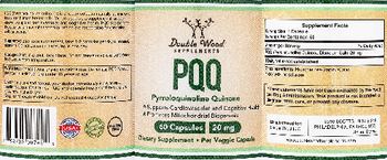Double Wood Supplements PQQ Pyrroloquinoline Quinone 20 mg - supplement