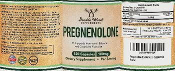 Double Wood Supplements Pregnenolone 100 mg - supplement