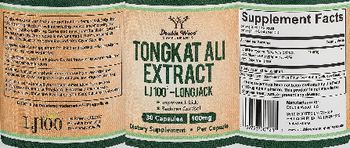 Double Wood Supplements Tongkat Ali Extract LJ100-Longjack 100 mg - supplement