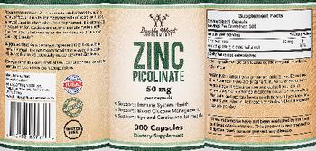 Double Wood Supplements Zinc Picolinate 50 mg - supplement