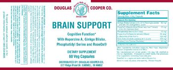 Douglas Cooper Co. Brain Support - supplement