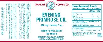 Douglas Cooper Co. Evening Primrose Oil 500 mg - supplement
