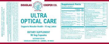 Douglas Cooper Co. Ultra Optical Care - supplement
