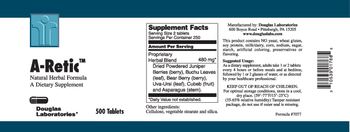 Douglas Laboratories A-Retic Natural Herbal Formula - supplement