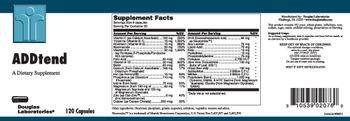 Douglas Laboratories ADDtend - supplement