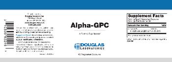 Douglas Laboratories Alpha-GPC - supplement