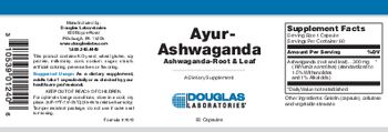 Douglas Laboratories Ayur-Ashwaganda Ashwaganda-Root & Leaf - supplement