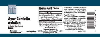 Douglas Laboratories Ayur-Boswellia Asiatica - supplement