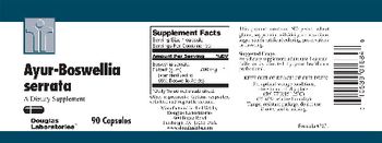 Douglas Laboratories Ayur-Boswellia Serrata - supplement