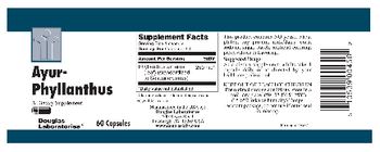 Douglas Laboratories Ayur-Phyllanthus - supplement