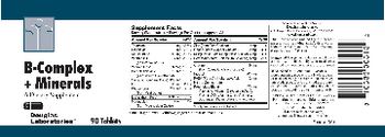Douglas Laboratories B-Complex + Minerals - supplement