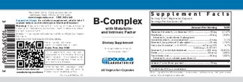 Douglas Laboratories B-Complex with Metafolin and Intrinsic Factor - supplement