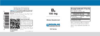 Douglas Laboratories B6 100 mg - supplement