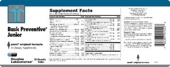 Douglas Laboratories Basic Preventative Junior - supplement