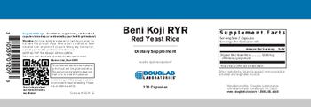 Douglas Laboratories Benji Koji RYR - supplement