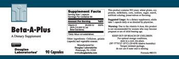 Douglas Laboratories Beta-A-Plus - supplement