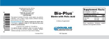 Douglas Laboratories Bio-Plus Biotin With Folic Acid - supplement