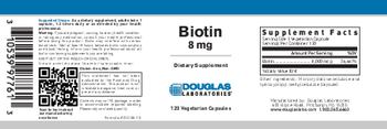 Douglas Laboratories Biotin 8 mg - supplement