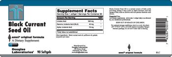 Douglas Laboratories Black Currant Seed Oil - supplement
