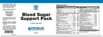 Douglas Laboratories Blood Sugar Support Pack - supplement