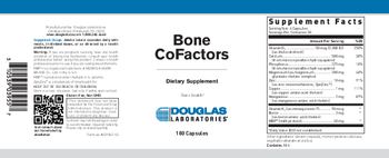 Douglas Laboratories Bone CoFactors - supplement