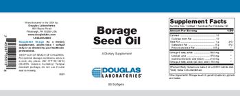 Douglas Laboratories Borage Seed Oil - supplement