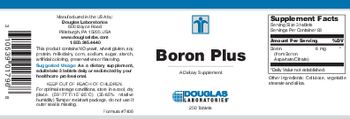Douglas Laboratories Boron Plus - supplement