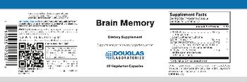 Douglas Laboratories Brain Memory - supplement