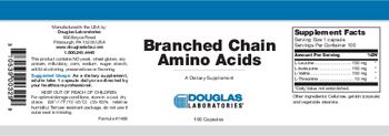 Douglas Laboratories Branched Chain Amino Acids - supplement