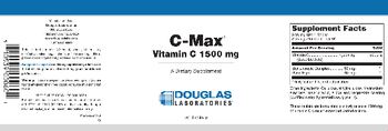 Douglas Laboratories C-Max VItamin C 1500 mg - supplement