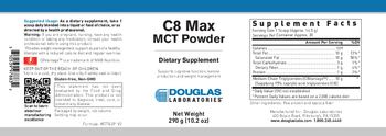 Douglas Laboratories C8 Max MCT Powder - supplement