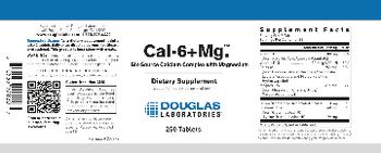 Douglas Laboratories Cal-6+Mg. - supplement