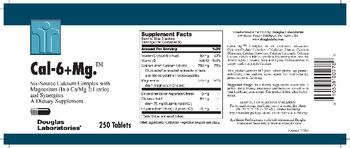 Douglas Laboratories Cal-6+Mg. - supplement