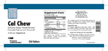 Douglas Laboratories Cal Chew - supplement