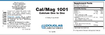 Douglas Laboratories Cal/Mag 1001 Calcium One To One - supplement
