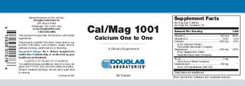 Douglas Laboratories Cal/Mag 1001 Calcium One to One - supplement