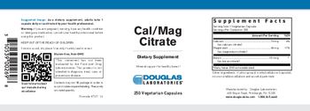 Douglas Laboratories Cal/Mag Citrate - supplement